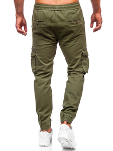 Kaki jogger hlače cargo muške Bolf MP0181MV