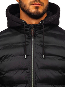 Jakna muška zimska crna Bolf 5332