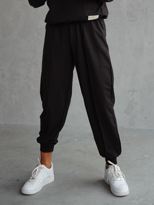 Ženski dvodijelni trenirke komplet crni Bolf 82162