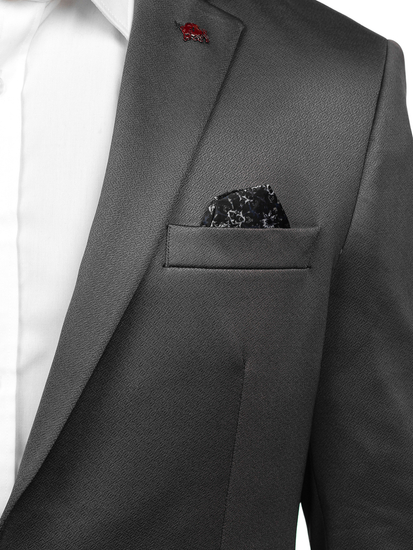 Sivi elegantni muški sako Bolf 022