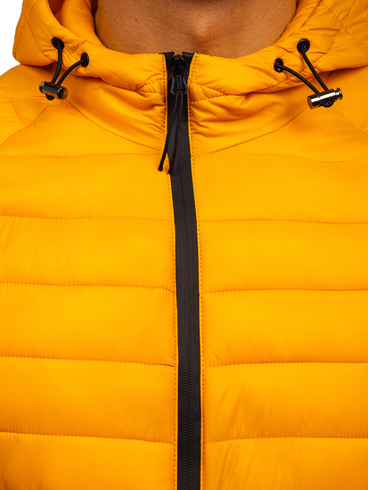 Žuta prošivena prijelazna jakna muška Bolf 13021