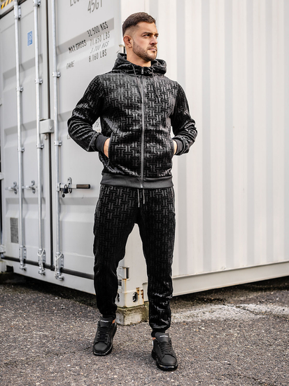 Crni velur muški trenirka Bolf 3B113A2