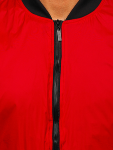 Crvena prijelazna muška bomber jakna Bolf 5M708