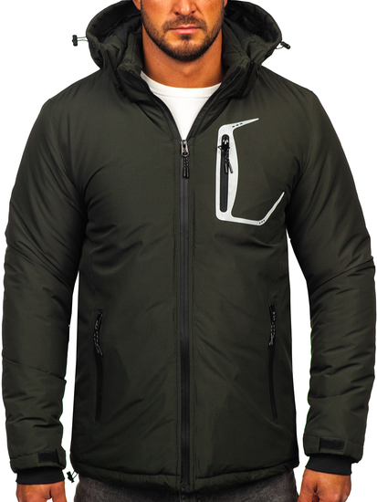 Khaki muška zimska jakna Bolf HKK2025
