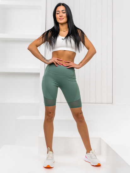 Ženske kratke hlače tajice Zelena Bolf XY24006S