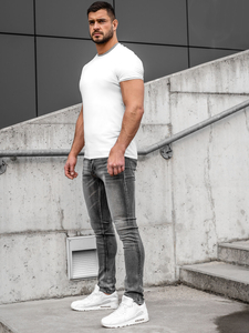 Crne muške traper hlače regular fit Bolf MP019G