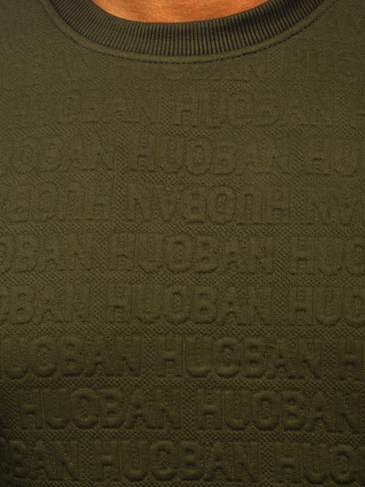 Khaki muška majica bez kapuljače s printom Bolf LJ0599