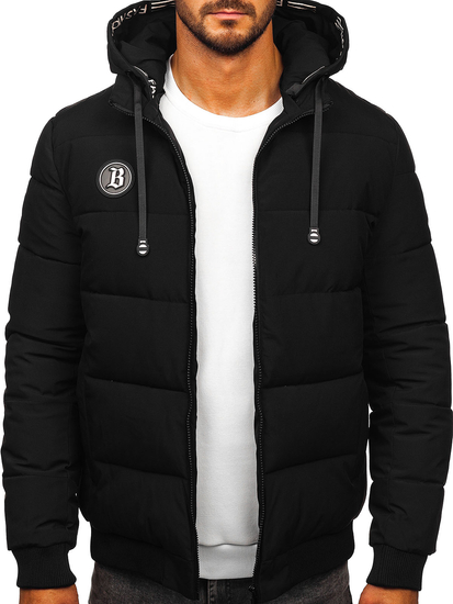 Muška prošivena zimska jakna Crna Bolf 31M5026