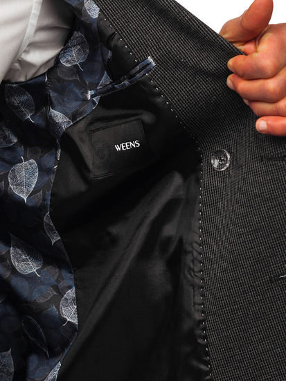 Antracit dvoredni elegantni muški sako Bolf 007