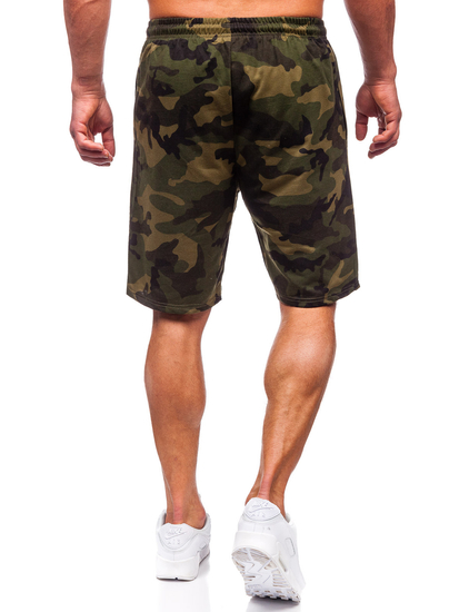 Kaki kratke hlače camo za muškarce Bolf 8K283