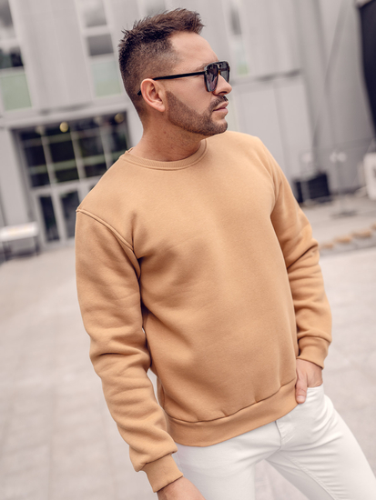 Smeđa muška jakna bez kapuljače Bolf 2001A