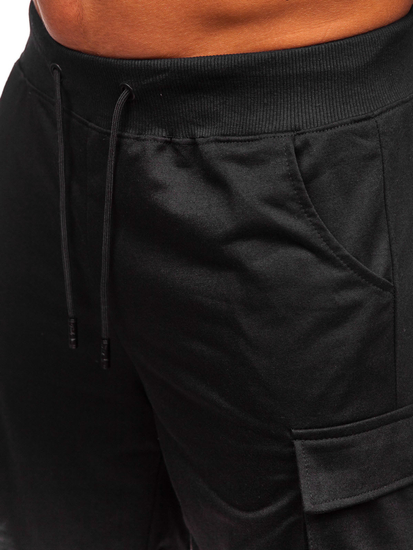 Muške kratke hlače Cargo Crna Bolf 8K1505