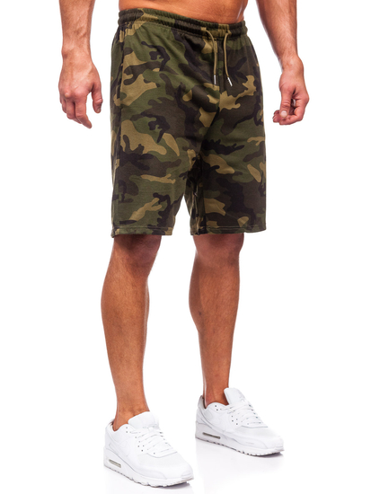 Kaki kratke hlače camo za muškarce Bolf 8K283