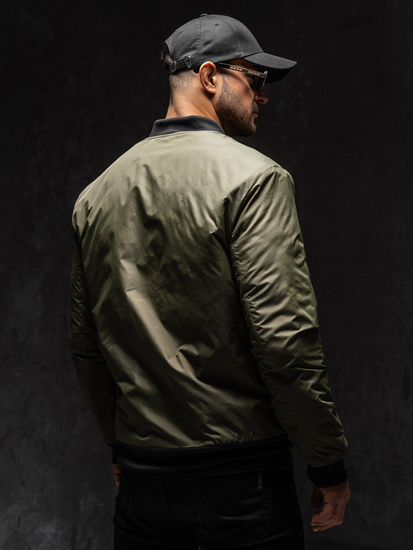 Muška prijelazna bomber jakna zelena Bolf AK95A1