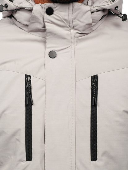 Siva muška zimska jakna Bolf 22M320