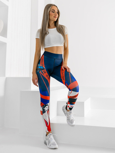 Tamnoplave tajice ženske Bolf 20935