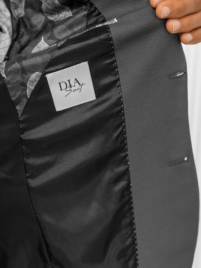 Ležerno sivo muško odijelo Bolf 01