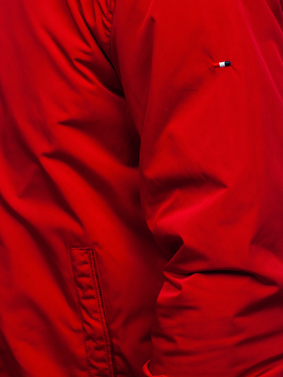 Crvena muška jakna prijelazna Bolf WX031A