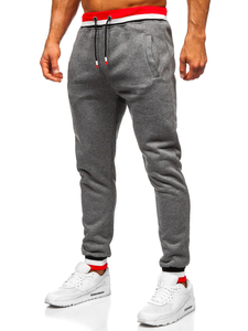 Grafitna trenirka muška s kapuljačom Bolf 8C60