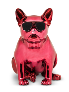 Ružičasti veliki bežični francuski buldog bluetooth zvučnik S4