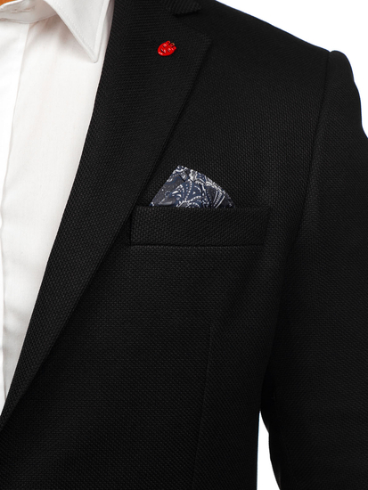 Crni elegantni muški sako Bolf 05