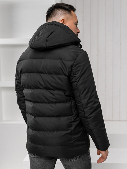 Crna muška zimska jakna Bolf 5M3136