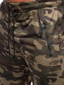 Kaki sportske kratke camo muške hlače Bolf JX700