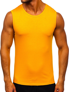 Narančasta majica tank top bez printa Bolf 99001