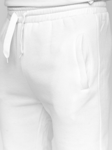 Muške bijele sportske hlače Bolf CK01