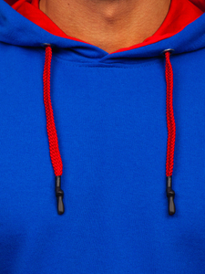 Dukserica s kapuljačom muška kobaltowa Bolf 145369