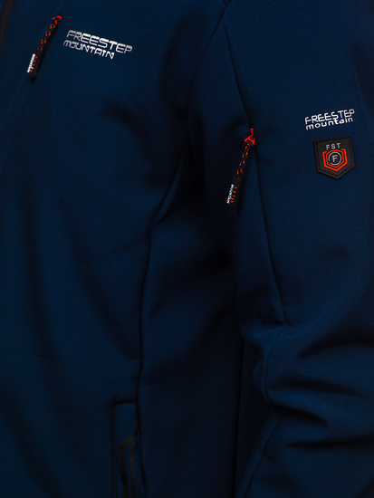 Muška lagana softshell jakna Mornarsko plava Bolf BK122