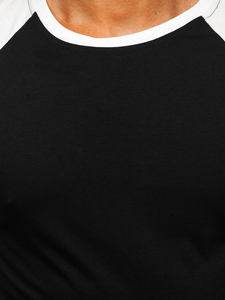 Crno-bijela muška majica Bolf 8T82