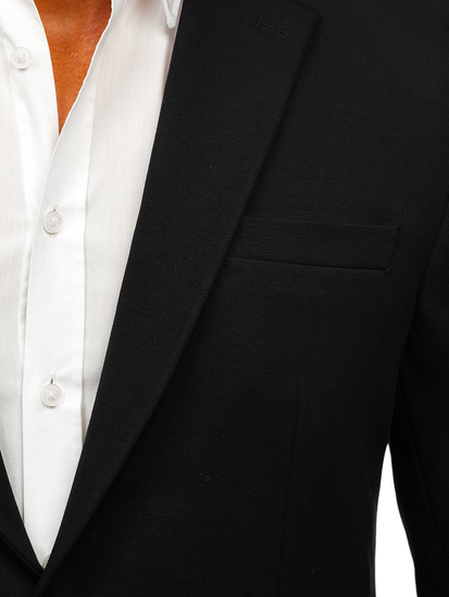 Crni elegantan sako muški Bolf 9400