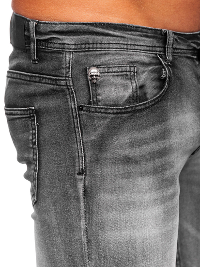 Crne muške traper hlače regular fit Bolf MP019G