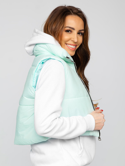 Boje metvice kratki prošiveni prsluk ženski Bolf 82330