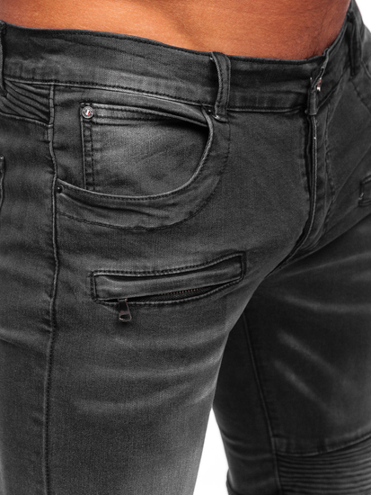 Grafitne muške traper hlače regular fit Bolf MP0029G