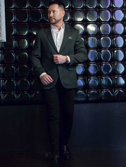 Muški casual sako Zelena Bolf 24401-1