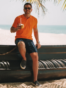 Narančasta polo majica muška Bolf GD02