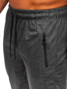 Grafitne sportske muške jogger hlače Bolf JX6105