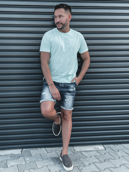 Boje metvice pamučna majica muška bez printa Bolf 192397A