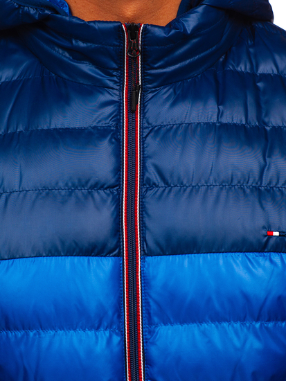 Prijelazna muška sportska jakna plava Bolf 1908