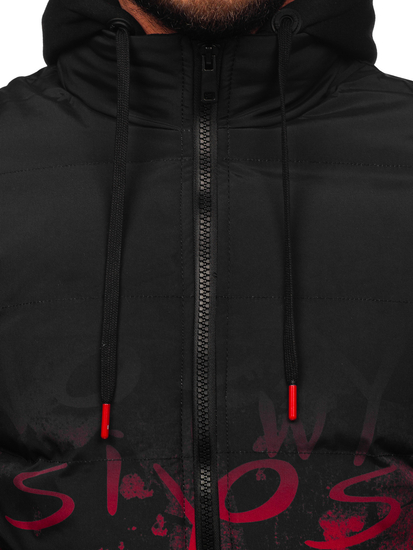 Crvena muška prošivena zimska jakna Bolf 27M8102