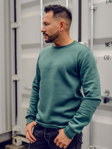 Muška majica bez kapuljače zelena Bolf 2001A