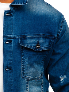 Svijetloplava traper jakna muška  Bolf MJ506B