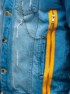 Plava od trapera jakna muška Bolf 3-4