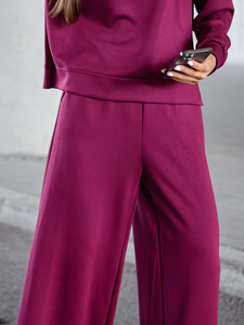 Ženski dvodijelni trenirke komplet bordo Bolf 821111