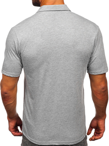 Sive pamučna polo majica muška Bolf 143006