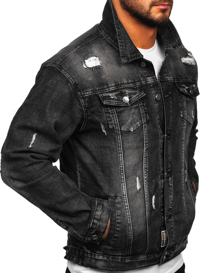 Crna traper jakna muška Bolf MJ507N