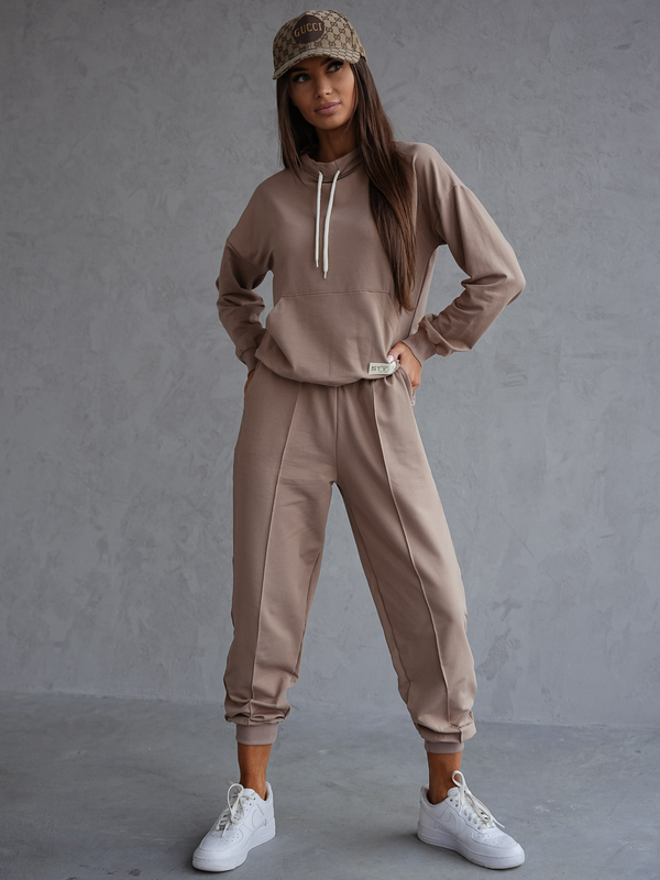 Ženski dvodijelni trenirke komplet cappuccino Bolf 82162