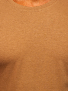 Muška majica bez printa smeđa Bolf 2005